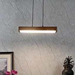Green House Handmade Sheesham Wood Hanging Pendant Ceiling Light | 27W Warm White LED | Luxurious Home Decor | Bedroom, Living Room, Dining Room, Kitchen, Hallway-picture-27