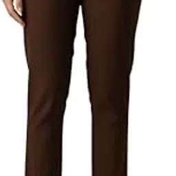Solid Regular Fit Cotton Women Trousers Ethnic Kurti Pants Casual Formal Office-image-6