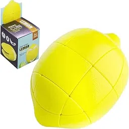 Toyshine Lemon Shaped Magic Speed Cube 3x3 Stress Relief Toys for Adults & Children, Cube Educational Creative Puzzle Toys Gifts for Kids Boys Girls Age 3 +-picture-49