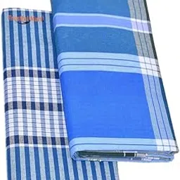 trustful mart Lungi for men - Pure Cotton Lungi Soft Comfortable Cotton Lungies unstitched Multicolor [Pack Of 2]-picture-43