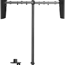 Pholiten Extra Tall Dual Monitor Stand, Dual Monitor Mount, Desk Mount up to 47 inch Pole, 2 Monitor Stand, Computer Monitor Arm, Fully Adjustable Stand for up to 27 inch Screens-picture-23