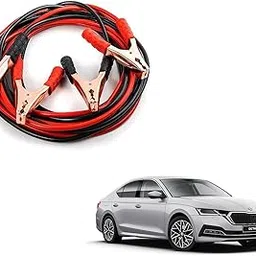 Kozdiko Heavy Duty Auto Jumper Cable Battery Booster Wire Clamp with Alligator Wire Emergency Car Battery Charging Booster Cables Compatibile with Skoda Octavia (4022-Present)-picture-13
