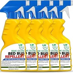 Home-secure Bed Bug Killer Spray| Natural Bed Bug Repellent | Instant Action Long Lasting Protection, Chemical-free, Eco-friendly, Insect Repellent, with Lime Scent (280 ml, Pack of 5)-picture-15