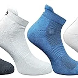 ecosync Socks for Men Combo Pack | Comfortable Cotton Socks for Man & Women | Bamboo Ankle Length Sports & Gym Wear | Stylish Socks | Men Fashion | Navy Blue, Olive, Light Peach, Dark Grey | Pack of 4-picture-35