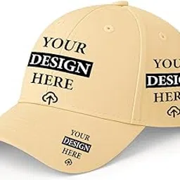 Personalized Premium Custom Cotton Cap | Design Your Own Baseball Cap with Logo, Name or Image | Free Size Unisex Adjustable Casual Hat for Men & Women-image-61