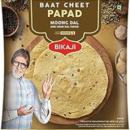 BIKAJI Moong Dal Papad Meduim Spicy /Baat Cheet papad (Medium Spice) 400 grm (Pack of 1)-picture-52