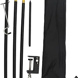 Enakshi (LABEL) Creations Camping Lamp Pole Portable Detachable Light Stand for Travel Fishing Outdoor BlackSporting Goods|Outdoor Sports|Camping & Hiking|Flashlights Lanterns & Lights|Lanterns-image-34