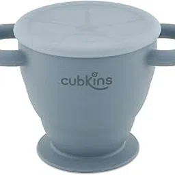 Cubkins Silicone Collapsible Bpa Free Snack Cup For Baby, Infant, Toddler | 6 Months+ (Blueberry) - 275Ml-picture-43