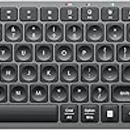 Bluetooth Keyboard and Mouse, Vssoplor Compact Multi-Device Wireless Keyboard Mouse Combo Set for Business and Travel, 2.4G+Bluetooth Portable Keyboard for Laptop iPad Tablet-Black Gray-picture-14