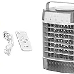 MERISHOPP Portable Air Conditioner 2 Timer Personal Fan for Bedroom Office Living Room Blue-image-99