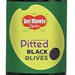 Del Monte Pitted Olives - Black, 450g-image-18