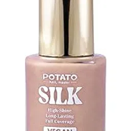 POTATO Nail Polish Silk for Women | Easy Application Nail Paint Kit | Long-lasting, High Shine & Glossy Effect | Quick Drying& Full Coverage | Vibrant Shades | Smooth Finish | Shade - NUDE 3-picture-22