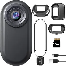 Mini Body Camera 1080P - IPX7 Waterproof, 128GB Storage, 2500mAh Charging Case, Magnetic Lanyard,Auto Loop Recording Body Worn Camera for Pets, Travel, Work, Water Sports, Outdoor Adventures(Black)-image-25