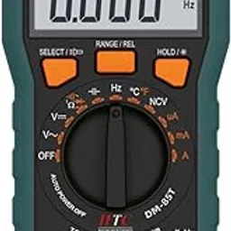 HTC Instrument DM-85T Digital TRMS Frequency and Temperature 6000 Counts with (1 Year Warranty) Digital Multimeter (Black, Yellow 6000 Counts)-image-16