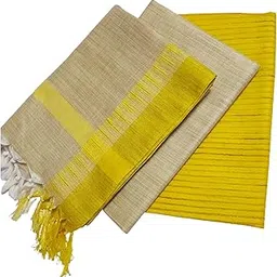 omensilks Bhagalpuri Handloom Cotton Salwar Suit Unstiched Dress Materials ! Top, Bottom and Dupatta-picture-59