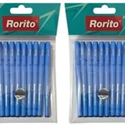 FIRST CLICK Rorito's Fiberpoint Fibre Tip Blue Gel Pens, Set of 20 Pens, Waterproof Ink Fiber Point pen-picture-39