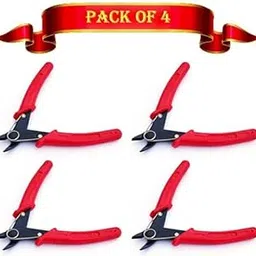 MULTITEC 06 Micro Shear | Cut Wires from 0.8 mm to 1.4 mm | Wire Cutter | Alloy Steel | Long Handle | Pack of 4-picture-35