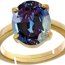 bl fedput Lab Certified Alexandrite Stone Excellent Quality 7.25 Ratti / 6.72 Carat Ring-picture-36
