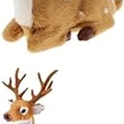 CALANDIS 2X Reindeer Elk Deer Figurine Ornament Home Decor Toy Gifts | | Garden D?©cor-image-9