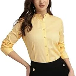 fablestreet Cotton Mandarin Collar Shirt-picture-33