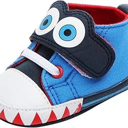 Baby Boys Girls Shoes Sneakers Crib Prewalker Trainers 12-18Months Blue|Clothing Shoes & Accessories | Baby & Toddler Clothing | Baby Shoes-image-64