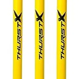 Cricket Stumps with Stand Cricket Kit Plastic Wickets for Cricket Standard Wickets for Cricket Ground, Match, Tournament Stump with Stand & Bails-Plastic Wickets Set (Yellow)-image-59