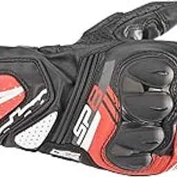 Alpinestars SP-8 V3 Men's Street Motorcycle Gloves - Black/White/Bright Red/Large-picture-20