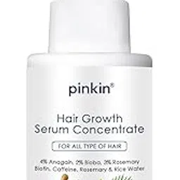 Hair Growth Serum Concentrate - 4% Anagain, 2% Bioba, 3% Rosemary, Biotin, Caffeine, Rosemary water & Rice Water - Advanced Hair Growth Serum for Hair Fall Control 30ml-image-20