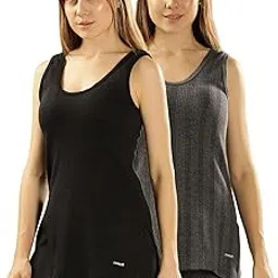 dollar Ultra Thermal Solid Sleeveless Top for Women-picture-34