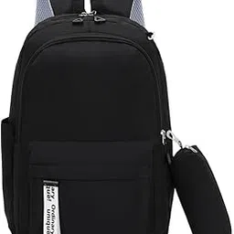 luolingongjue Fashionable Solid Color Backpack | Large Capacity Schoolbag for Middle School Girls-picture-32