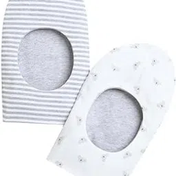 bumzee Grey & White Boys Cotton Reversible Monkey Cap Pack of 2 (Peb9523)-picture-12