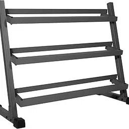 Gamma Fitness 3 tier Dumbbell Rack | Gym Storage Rack For Your Home Gym DR-05-image-1