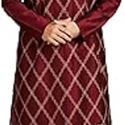 amazon brand - symbol Men Festive Long Regular Fit Kurta & Pyjama Set (2Pcs) image 1