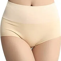 plumbury Women's Cotton High Waist Full Coverage Hipster Panty,Free Size-picture-30