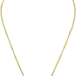 p. n. gadgil jewellers P.N.Gadgil Jewellers BIS Hallmarked 22 Karat Chic Solidarity Gold Chain for Men and Women-picture-35