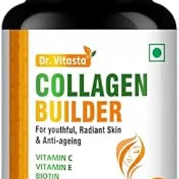 Vitasta Collagen Builder for Youthful, Radiant Skin & Anti-Ageing | Vitamin C | Vitamin E | Biotin | Health Supplement | (100gm Powder - Pack of 1)-picture-25