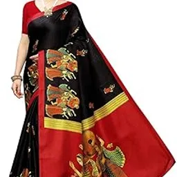 yashika Women's Plain Art Silk Saree-picture-29