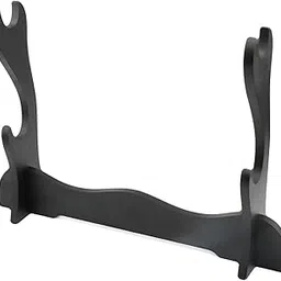 30cm Katana Stand, Stand for Displaying Katana with Stand, Double Layer Katana Holder, Black Wall Mount for Collectors, Anime Fans, Home Decor, Office Display-picture-17