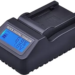 Power Smart PS808 Charger for LP-E5, Work with Canon EOS 450D, 500D, 1000D, Kiss F, Kiss X2, Kiss X3, LCD Multifunction Digital Charger with USB Output LCD Fast Auto Cut Camera Battery Charger-image-87