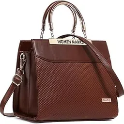 women marks embossed Mate Design HandBag with Detachable and Adjustable Shoulder Strap for Girls/Women-picture-40
