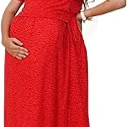 Maternity Loungewear – 100% Cotton, Soft & Adjustable with Pockets, Long-Length, Sizes S-XXXL, Comfortable for Pregnancy, Postpartum & Nursing-image-28