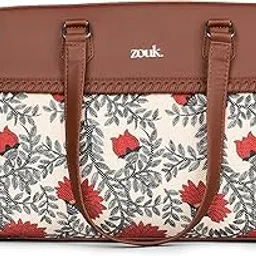 zouk Statement Business Bag | Jute | Vegan Leather Handcrafted Shoulder Bag Ideal For Office Use-picture-30