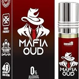 KHUSHBOO FRAGRANCE Original Attar Super Long Lasting Perfume Oil for Men & Women | Alcohol-Free Natural Fragrance(Mafia Oud)-image-0