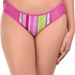 narmiss Women's Low Waist Bikini Panty with Powernet Panels | Multicolor-picture-36