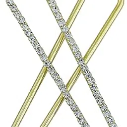 Missmister Gold plated CZ Clipon Dupatta Saree Pallu Pin Traditional Women (MM5127SPSC)-image-33