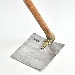 KRUFE Temper Mild Steel Blade Spade, Shovel, Fawda, Kassi (9"x10") with Handle | Heavy-Duty Gardening and Farming Tool | Durable Tempered Steel Construction | Ideal for Digging, Planting, and Soil-picture-57