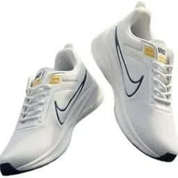 Men's First Running Shoes WHT/SIL/B.ORG - 10UK/India-picture-18