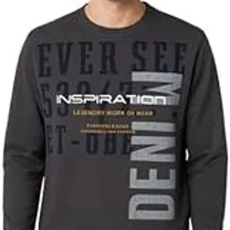sand piper Men Cotton Round Neck Printed Beige Full Sleeve T-Shirt | Casual Wear | Regular Fit|-picture-26