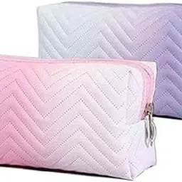 Multi Color Handheld Soft Light Weight Women Cosmetic Pouch/Make Up Bag/Travel Cosmetic Bag for Organize Storage(Assorted Color, Nylon)-picture-15