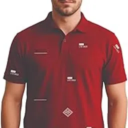 3BROS Men's Cotton Blend Half Sleeve Regular fit Comfortable Polo Neck T-Shirt-picture-15